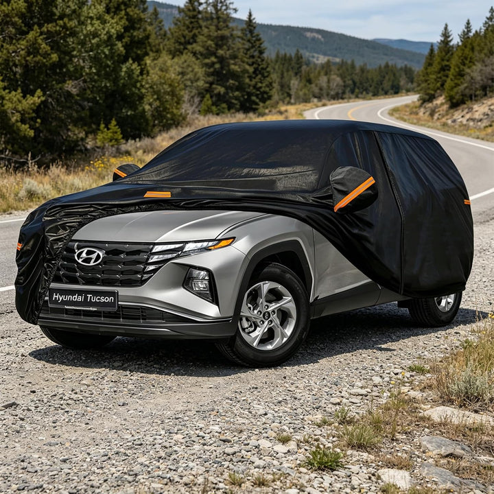 Kayme Autoplane Wasserdicht Atmungsaktiv für Hyundai Tucson(2015–2025), 7 Schichten Vollgarage Autoa