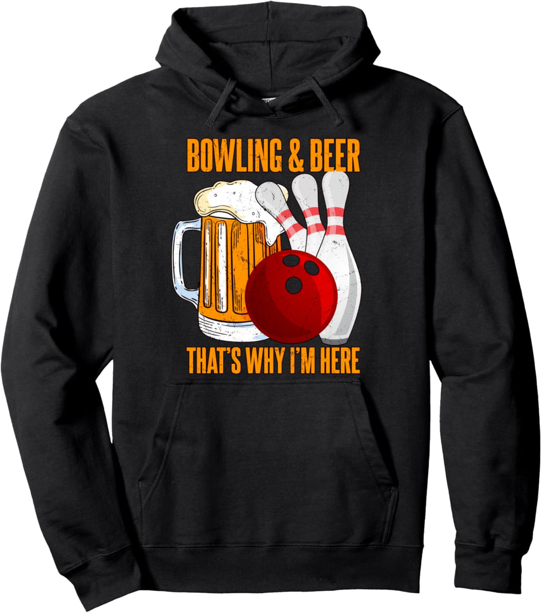 Bowling & Bier bowlen Bowling Spieler Bowling Pullover Hoodie