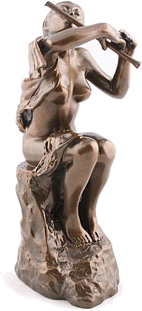 Camille Claudel Die Flötenspielerin in Bronzeoptik