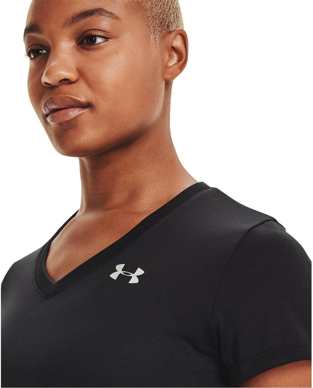 Under Armour Damen Fitness T-Shirt und Tank Tech Short Sleeve Solid M Schwarz, M Schwarz