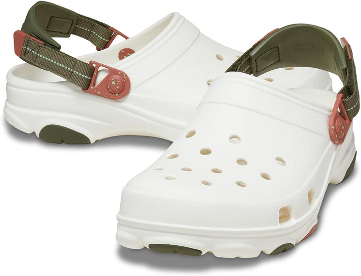 Crocs Unisex Classic All Terrain Clogs 36/37 EU Chalk, 36/37 EU Chalk