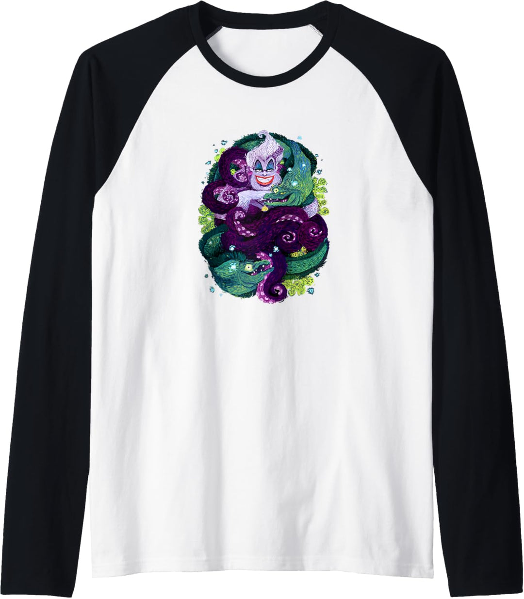 Disney The Little Mermaid Ursula Sea Witch Painting Raglan