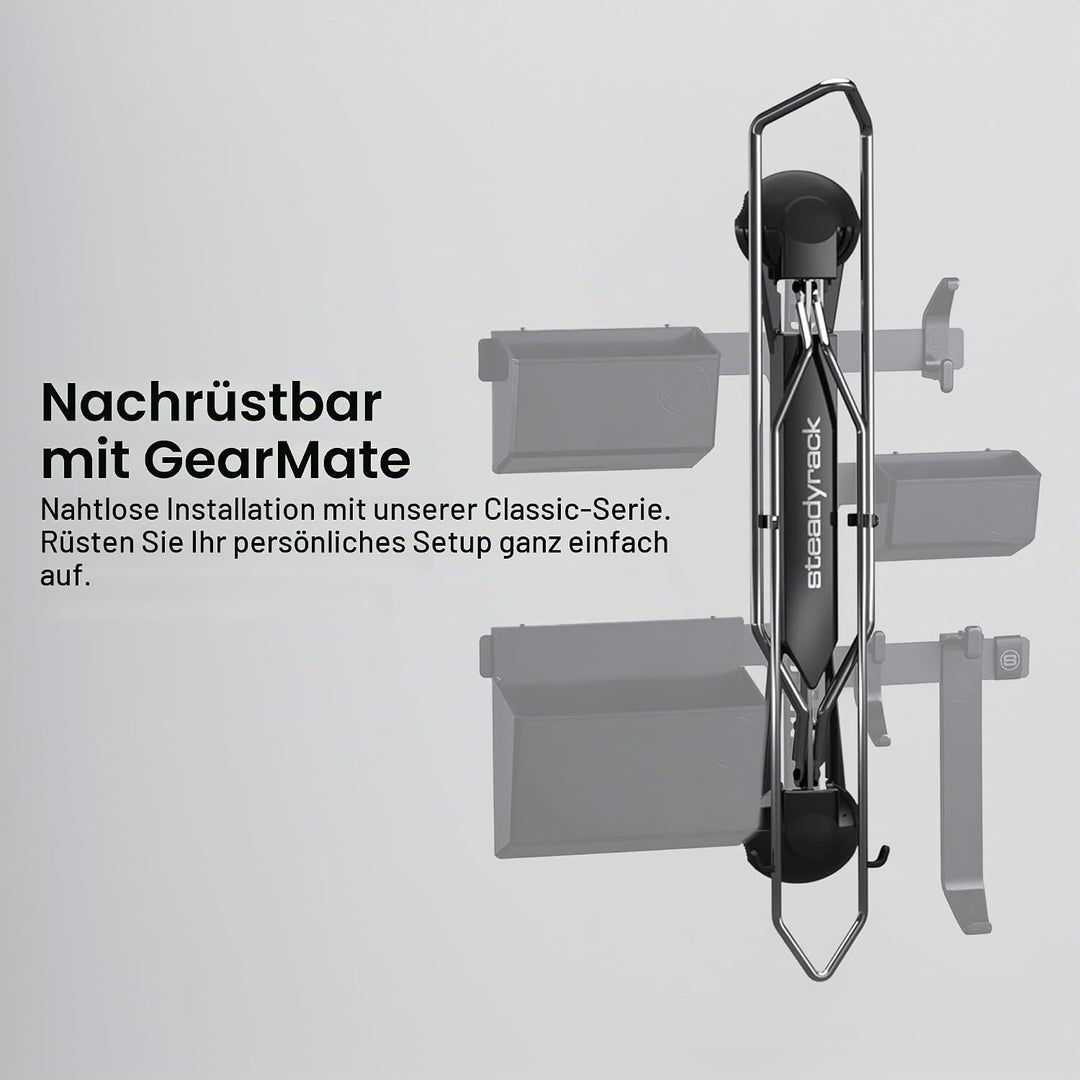 Steadyrack Fahrrad Wandhalterung - Mountain Bike Rack - Fahrrad Wandhalterung Vertikal als Aufbewahr
