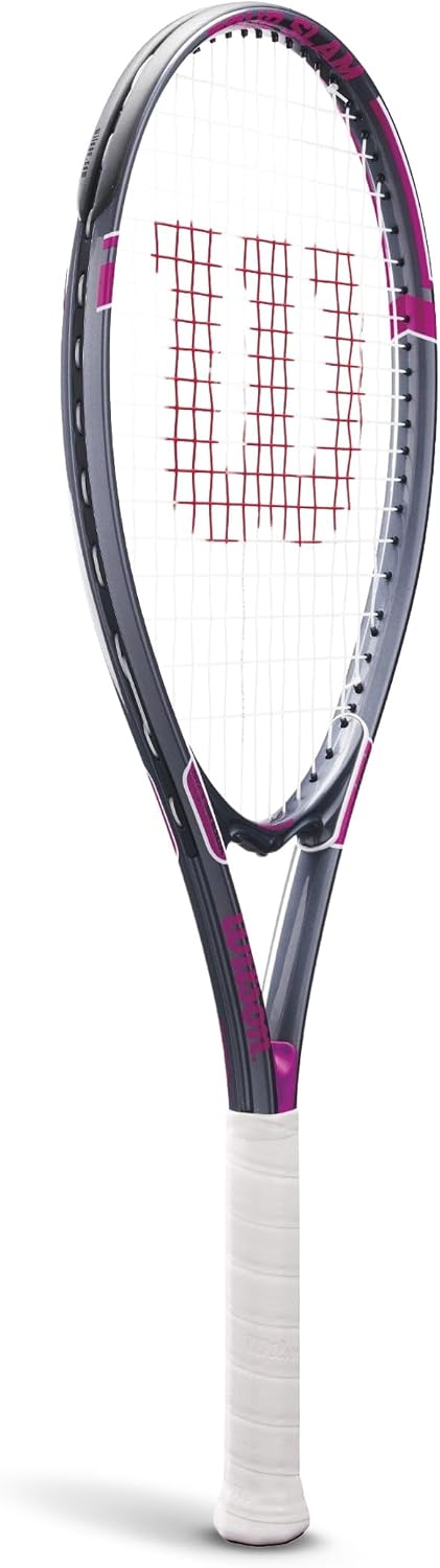 WILSON Tour Slam Tennisschläger für Erwachsene Grip Size 2 - 4 1/4" pink / grau, Grip Size 2 - 4 1/4