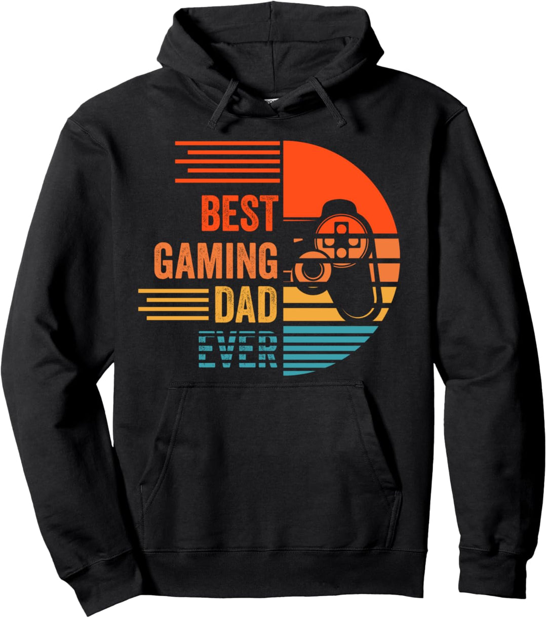 Best Gaming Dad Ever Zocker Vater Vatertag Pc Nerd Lustig Pullover Hoodie