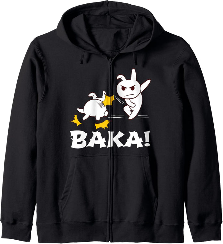 Baka lustiges japanisches Anime Manga Gaming Cosplay Kapuzenjacke