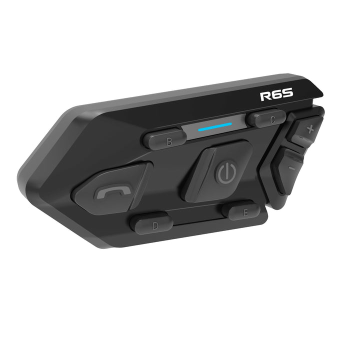 R6S Motorrad Headset Bis zu 6 Motorräder anschliessbarr 1200M Wireless Kommunikationssystem für 2 Pe