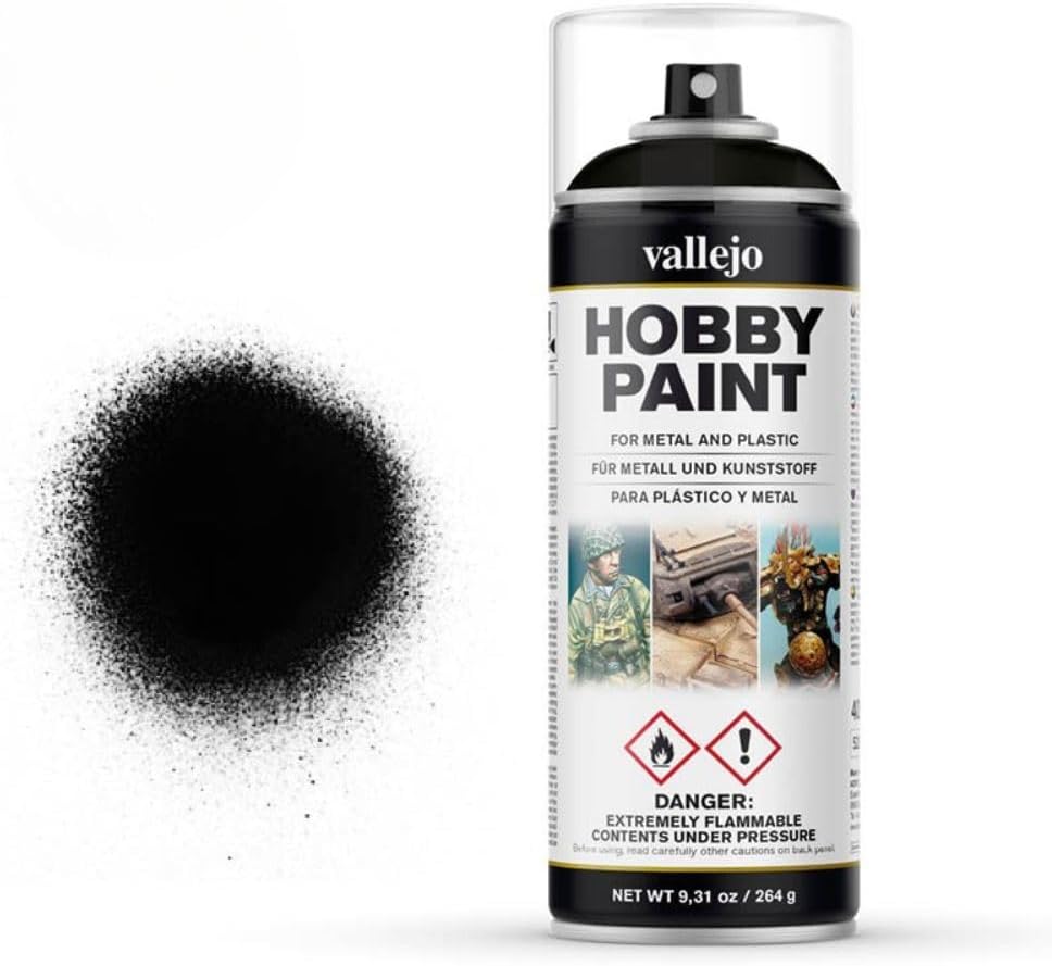 Vallejo AV28012 Spray Vallejo Nero (400Ml)