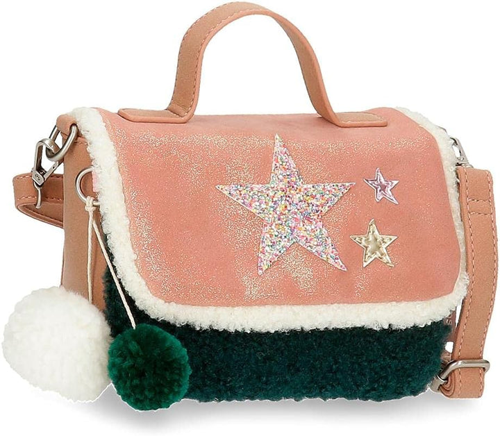 Enso Mädchen Shine Stars Gepck- Kuriertasche 20.5x16.5x6 cms Rosa, 20.5x16.5x6 cms Rosa