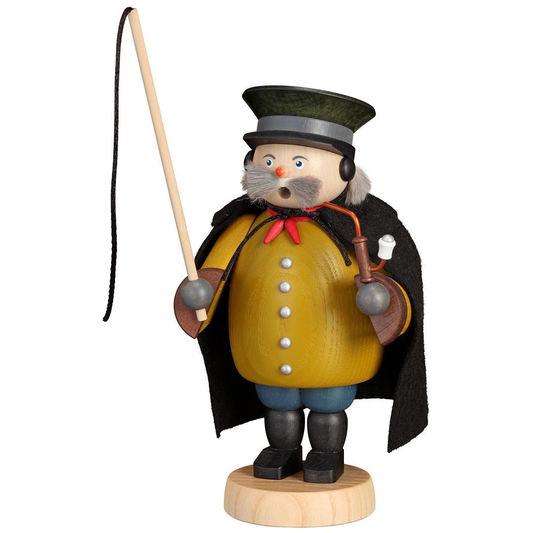Seiffener Volkskunst | Räuchermännchen Erzgebirge | Gemütliche Typen 19 cm | Räucherfigur | Erzgebir