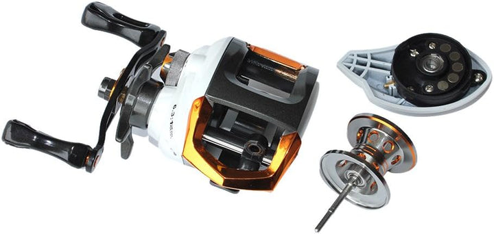 Lixada Baitcasting Angelrolle Baitcaster Rolle mit Magnetischem Bremssystem und Korrosionsbeständige