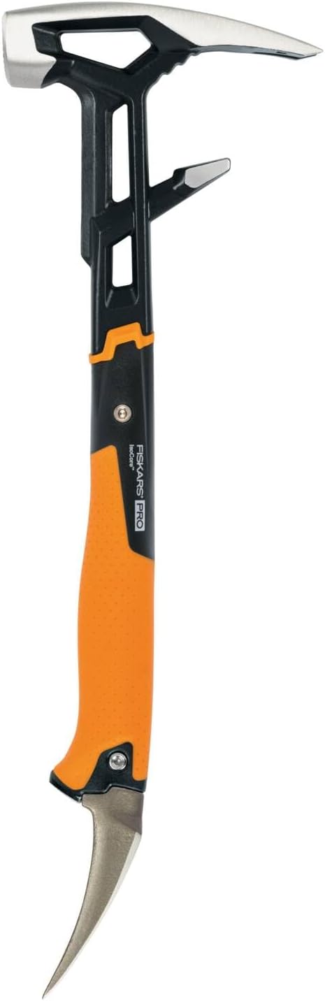 Fiskars Abbruchwerkzeug IsoCore M für eine Vielzahl von Abbrucharbeiten, Länge: 46,2 cm, Gewicht: 1,
