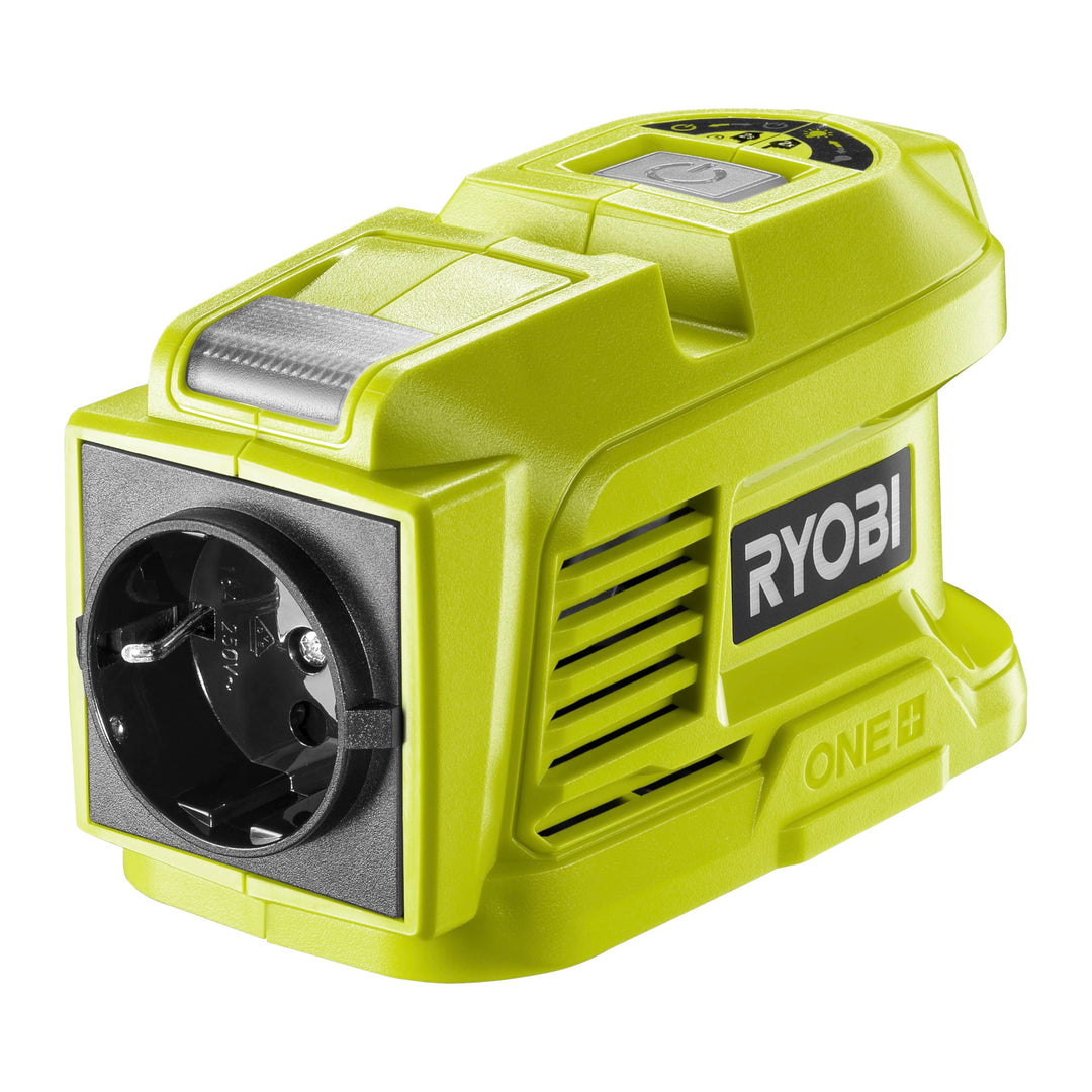 RYOBI 18 V ONE+ Akku-Wechselrichter RY18BI150A-0 (Wechselstromversorgung von 230Voder150W, 2x USB An