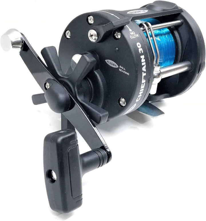 Fladen Fishing Norwegen Angelset Combo Boot Hochsee Rute 2,10m 20-30 lbs/Bootsrute + Multirolle + Sc