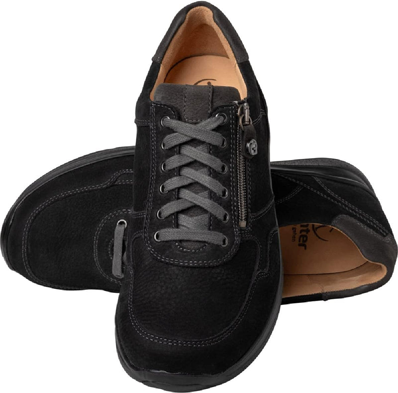 Ganter Herren Harald-H Sneaker 43 EU Schwarz, 43 EU Schwarz