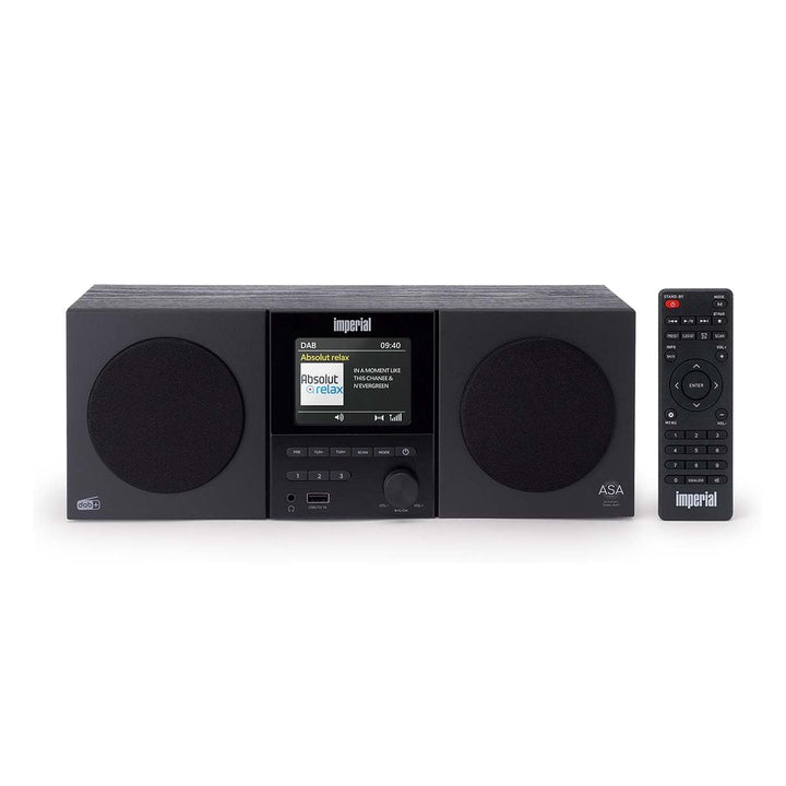 Imperial DABMAN-220BK - DAB Plus FM Radio - Bluetooth V5.3 - USB Wiedergabe und Ladefunktion - Gross