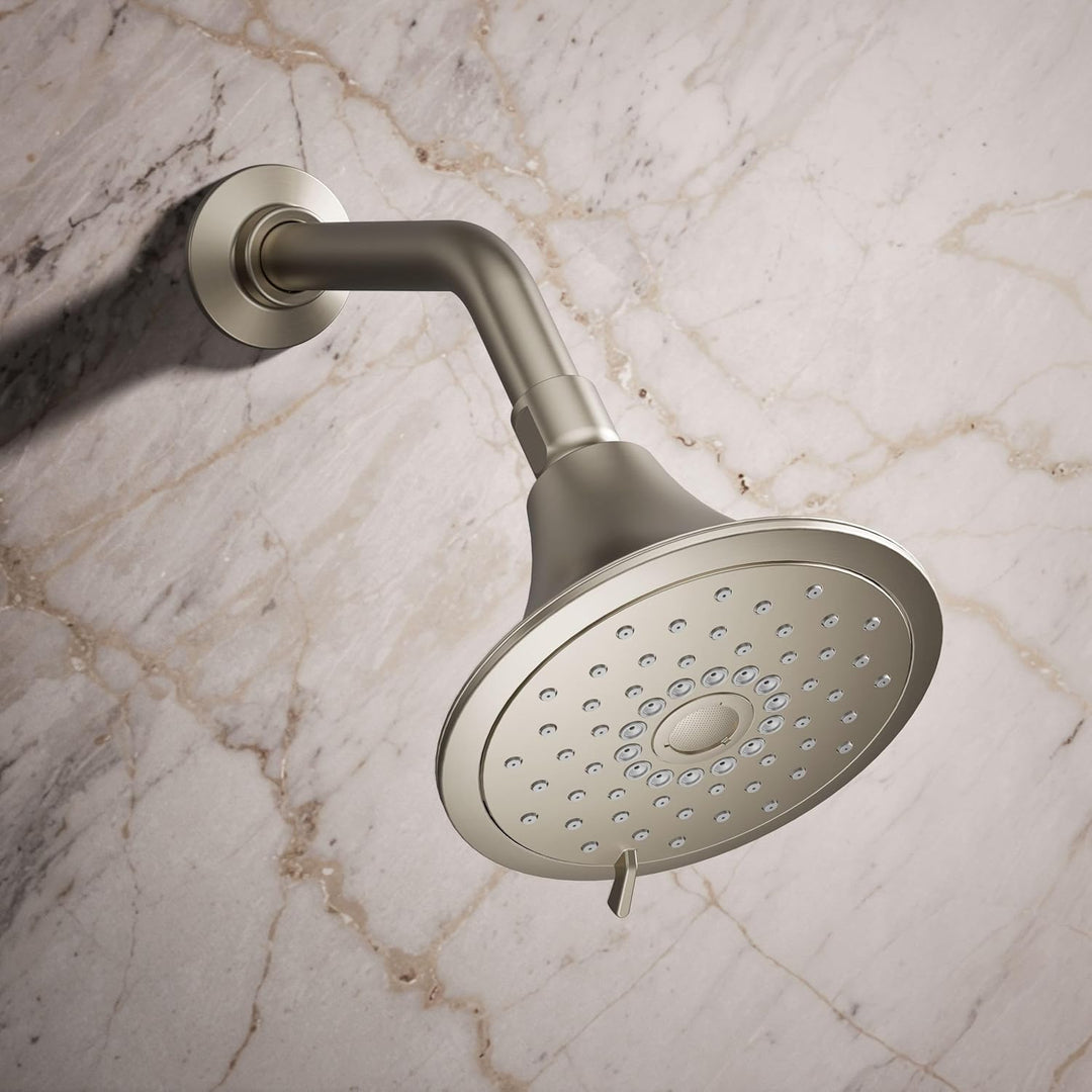 Kohler 22169-G-BN Forte Duschkopf, Gebürstetes Nickel 6,6 l/min Gebürstetes Nickel, 6,6 l/min Gebürs