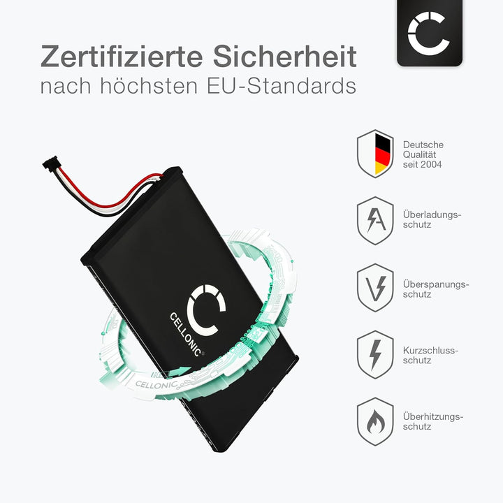 CELLONIC® Ersatz Akku SP65M kompatibel mit Sony PS Vita (PCH-1000 / PCH-1004) / PS Vita (PCH-1100 /