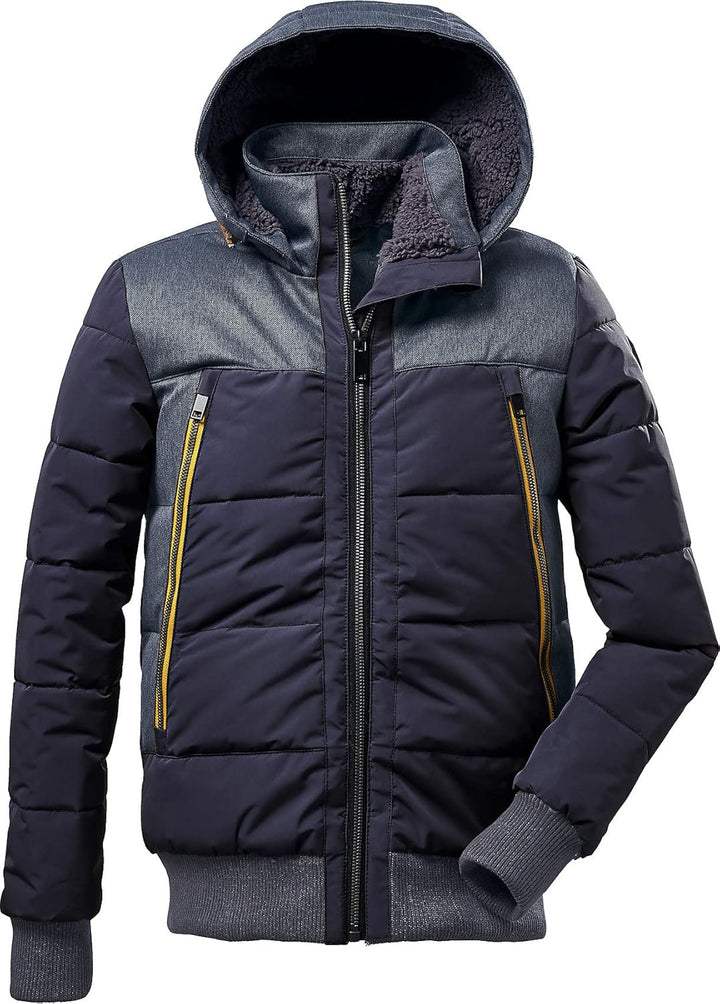 killtec Jungen Casual Blouson mit Kapuze - KOW 6 BYS QLTD BLSN, dunkelnavy, 128, 37058-000
