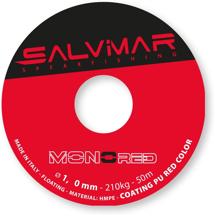 SALVIMAR Monored Sagola diametro 1,00mm x 50mt rot, diametro 1,00mm x 50mt rot