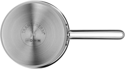 WMF Aparto Stielkasserolle klein 16cm ohne Deckel,1,4l, Milchtopf, Induktionsgeeignet, Cromargan Ede