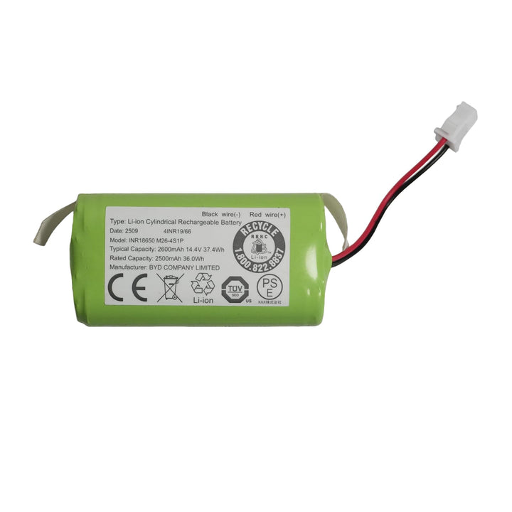 (14.4V 2600mAh) Ersatzakku für Ecovacs Deebot N79S N79 DN622 für Shark RV700 RV720 RV725 RV750 für E