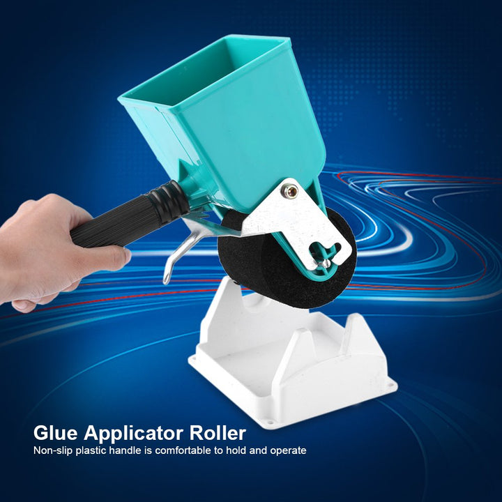 Tragbar Manuell Verstellbar Klebstoff Applikator mit 2 Rollen Handheld Energiesparend Gluer für Holz