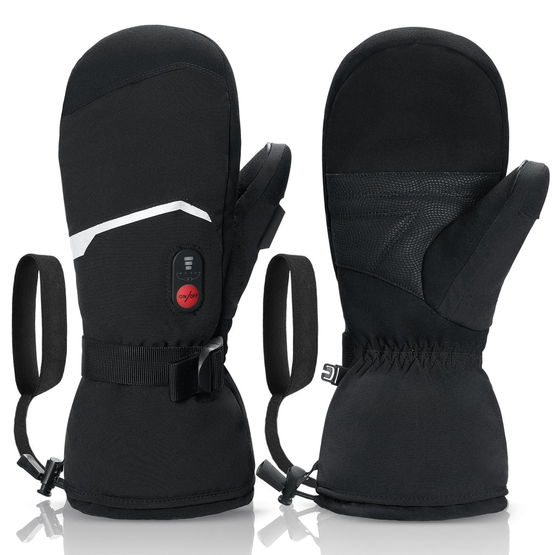 Beheizte Handschuhe, wiederaufladbare SkiHandschuhe für Damen Herren Kinder Winterskaten Camping Ski
