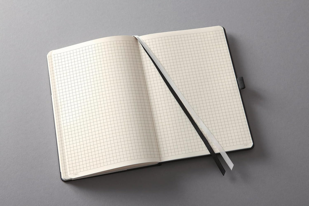 SIGEL CO115 Premium Notizbuch kariert, A4+, Hardcover, schwarz - Conceptum A4+ kariert schwarz, A4+