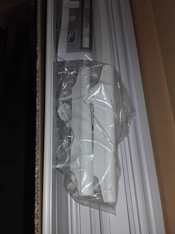 Granisud Falttür Schiebetür WEISS NEU mit Türgriff Höhe 214 cm Einbaubreite 82 cm H 214 x 82 cm Dopp