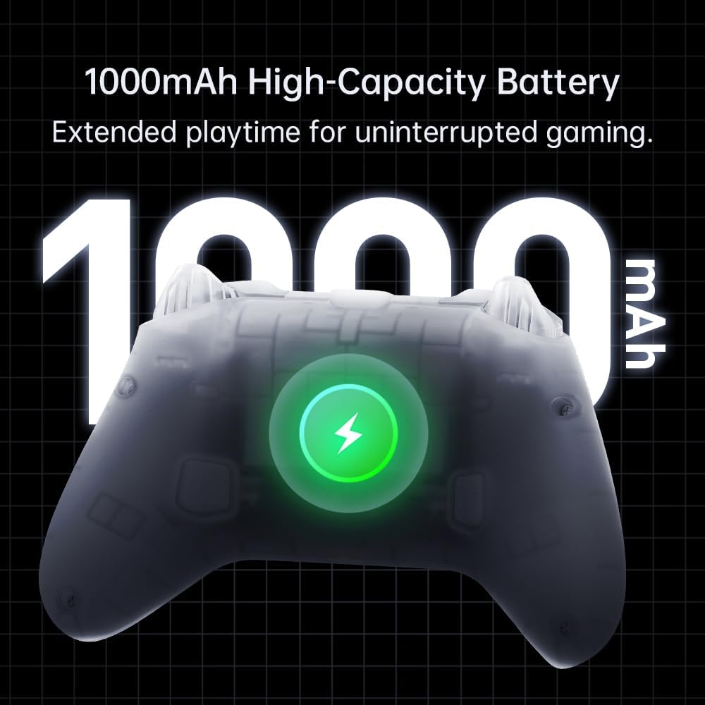 Machenike G3V2 Bluetooth Controller für PC/Switch/iOS/Android, Hall Effekt Joysticks, RGB-Beleuchtun