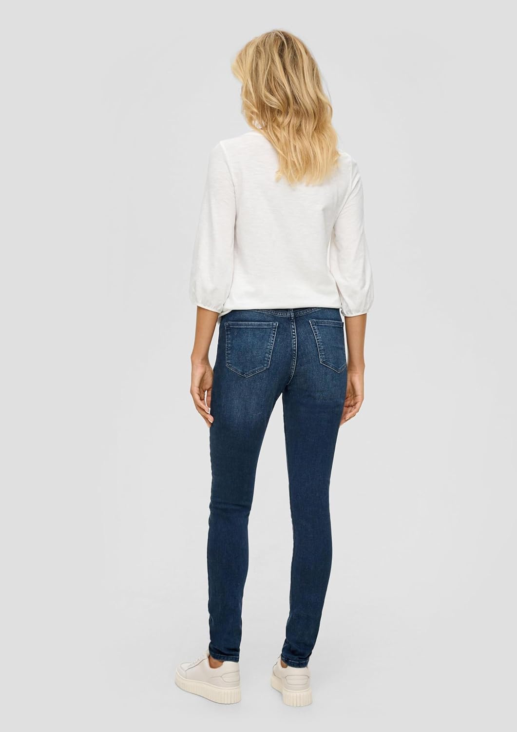 s.Oliver Damen Jeans Hose, Izabell Skinny Leg 32W / 30L Blau, 32W / 30L Blau