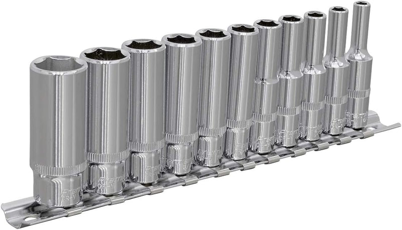 Socket Set 11pc 1/4"Sq Drive Deep WallDrive® Imperial 1 0,64 cm (1/4 Zoll), 1 0,64 cm (1/4 Zoll)