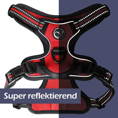 Hunde-Geschirr für kleine und grosse Hunde, Brustgeschirr gepolstert und reflektierend, verstellbar