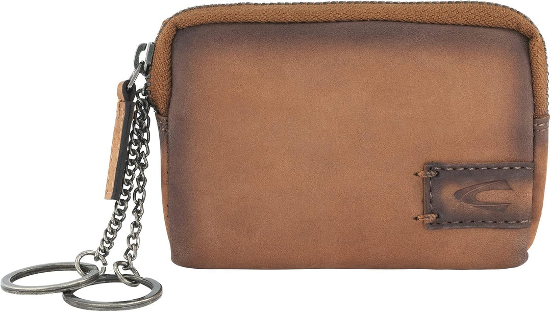 camel active bags Dallas Herren Schlüsseletui Schlüsseltasche Leder Mittelgross Cognac cognac