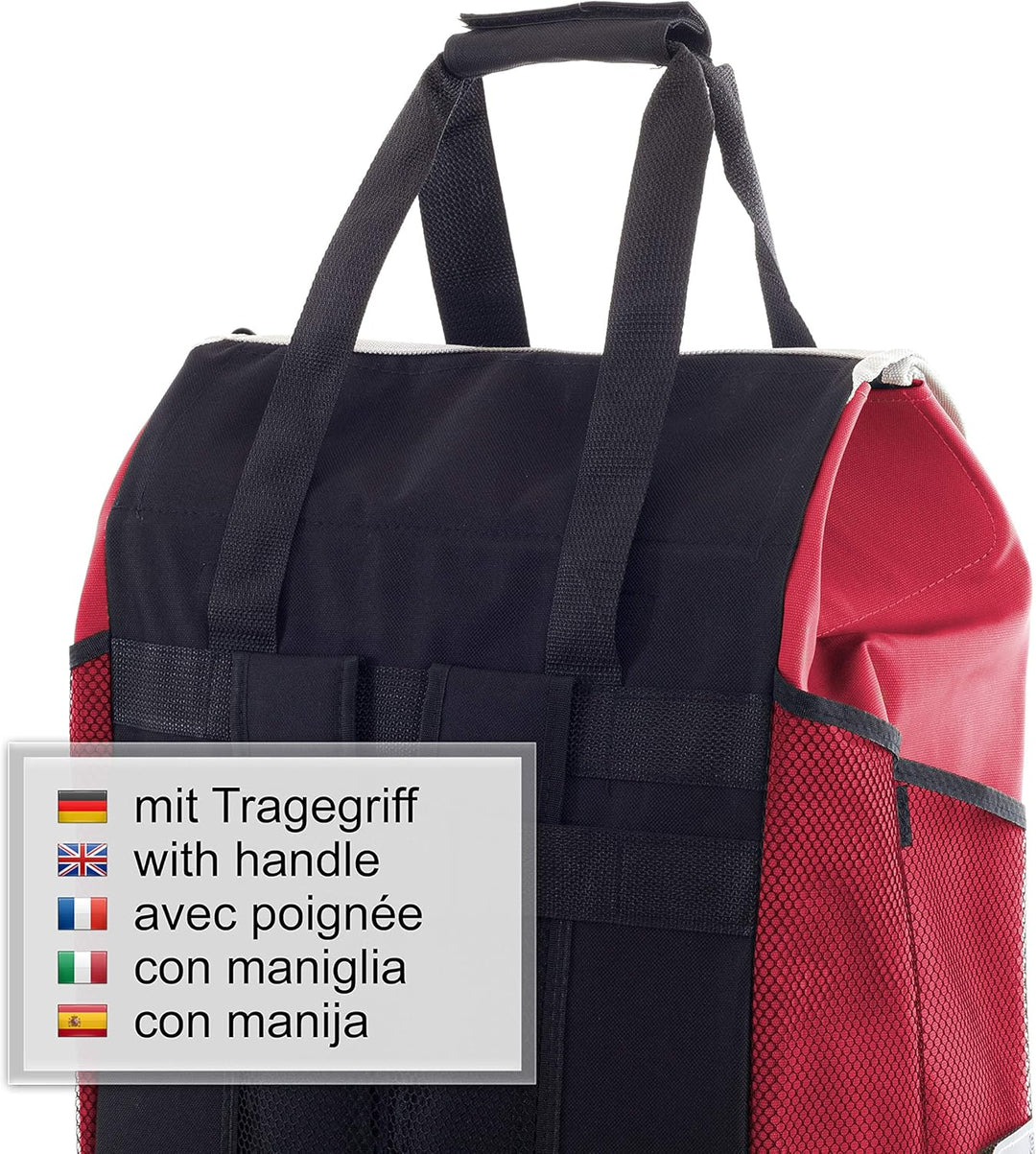 Andersen Shopper Alu Star höhenverstellbar mit Rad Ø 20cm und 62 Liter Tasche Hydro 2.0 mit Kühlfach