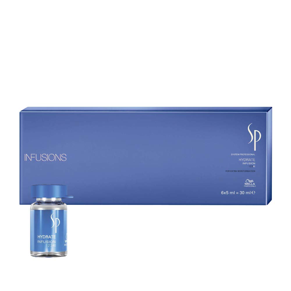Wella SP System Professional Care Hydrate Infusion (Box 6x5ml), 1er Pack (1 x 30 ml)