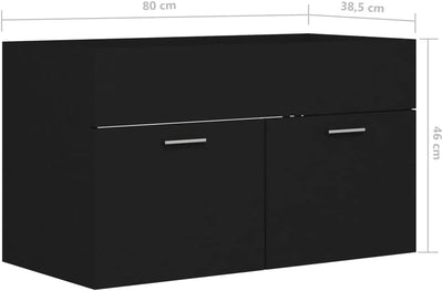 vidaXL Waschbeckenunterschrank Waschtisch Unterschrank Badmöbel Badschrank Badezimmerschrank Badezim