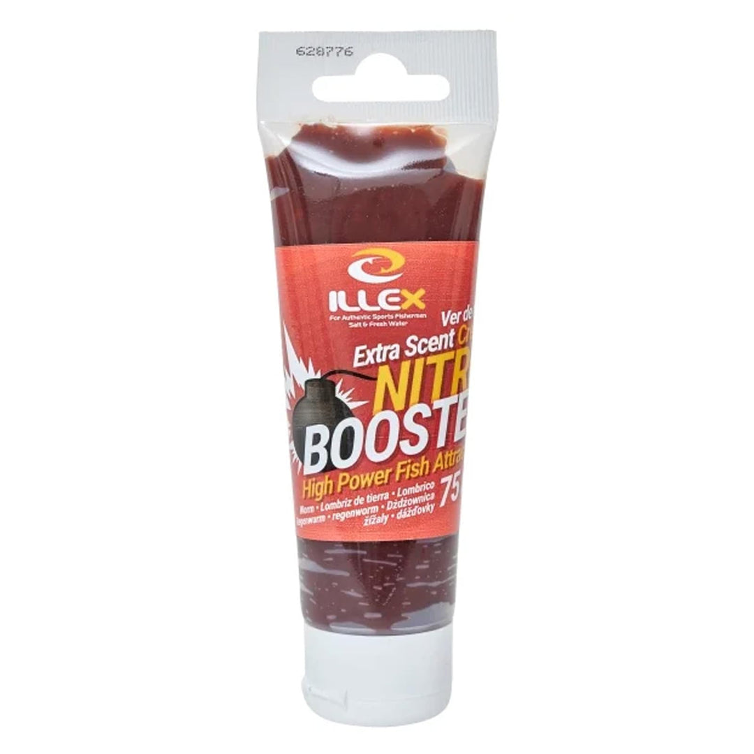 Illex Nitro Booster Creme 75ml - Lockstoff für Fische Braun / Worm, Braun / Worm