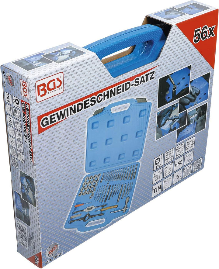 BGS 70104 | Gewindeschneid-Satz | M3 - M12 | 56-tlg. standard, standard