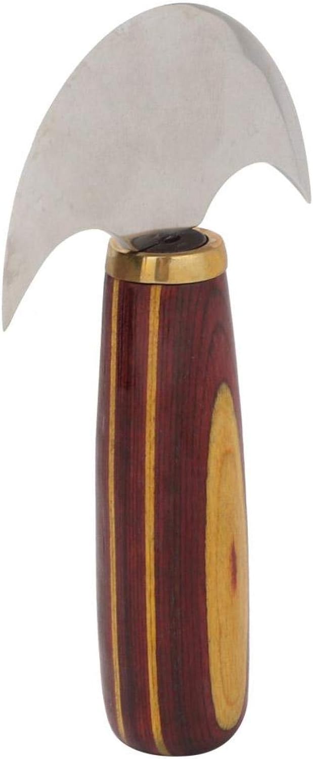 Halbmondmesser, Rundmesser aus Leder, Stahl Leicht zu steuern Scharf für Carfting Working Leathercra