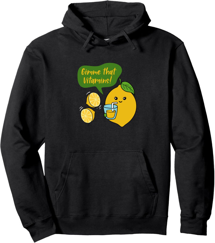 Gimme Vitamins Zitronensaft Limonade Sommer Pullover Hoodie