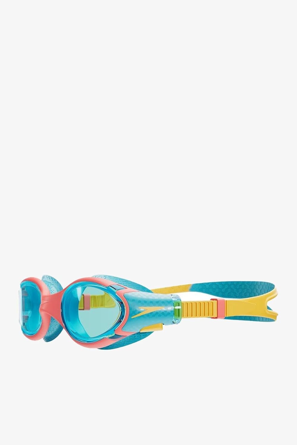 Speedo Unisex Kinder Biofuse 2.0 Schwimmbrille Einheitsgrösse Bolt/Mango/Korallenstrand/Blau, Einhei