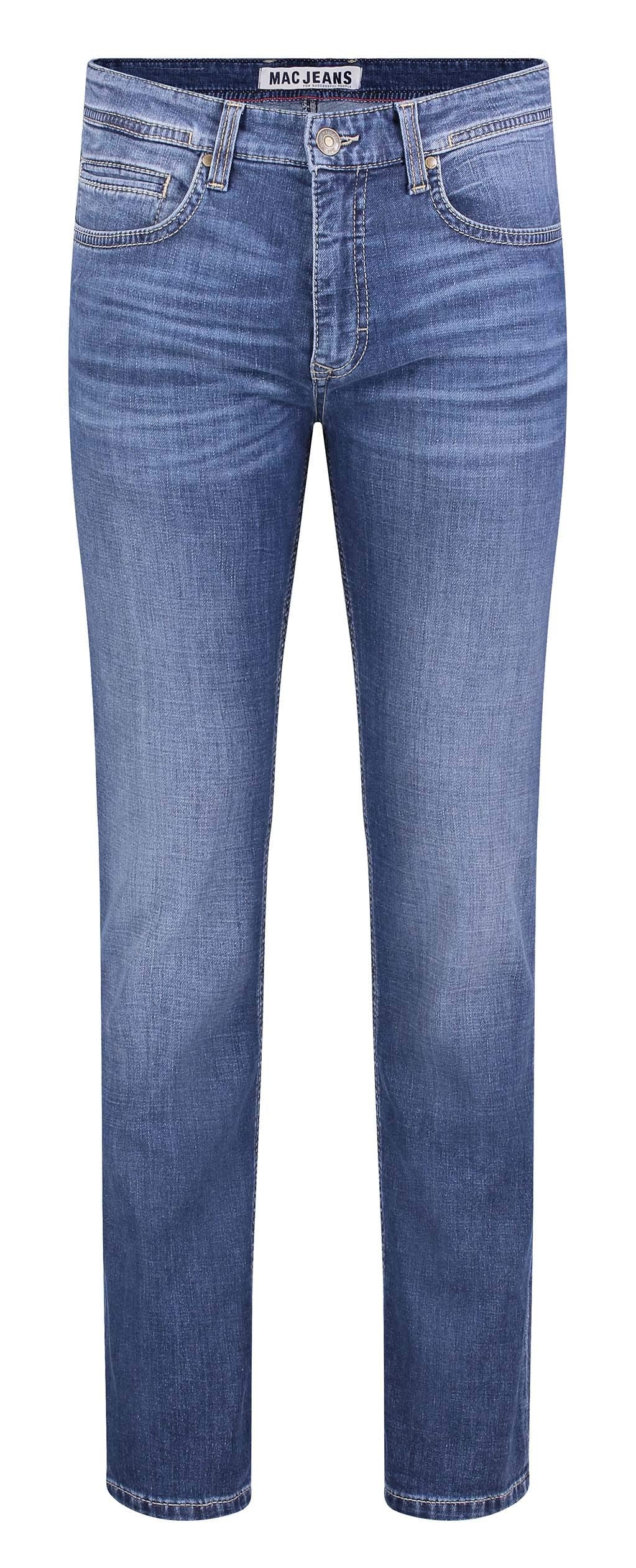MAC Jeans Herren Arne Hose 35W / 30L Authentische 3d-wäsche H690 Dunkelblau, 35W / 30L Authentische