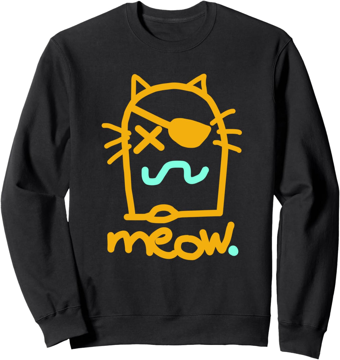 The MEOW. Brand Logo Sweatshirt