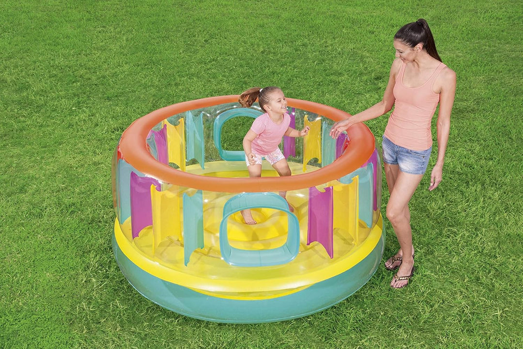 Bestway Up, In & Over Trampolin „BounceJam“ 180 x 86 cm, 52262, Multicolor, 180 cm x 86 cm