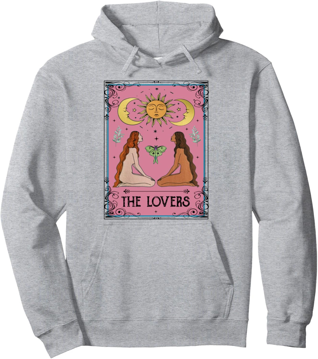 The Lovers Tarot Karte Lesbischer Stolz LGBT Lesben LGBTQ Pullover Hoodie