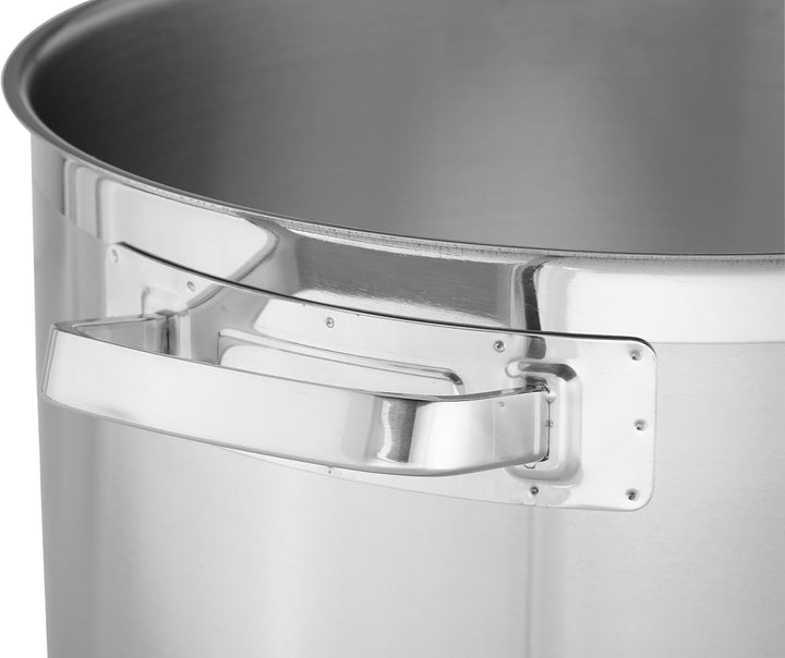 TECHNICA Topf Induktion 21,2 l – Kochtopf aus Edelstahl ⌀300 mm mit Deckel – Dreischichtboden – Supp