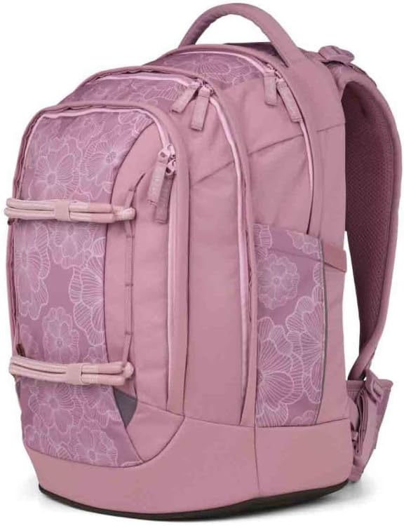 Satch Pack Schulrucksack Set 2tlg. inkl. Schlamperbox (Magnolia Dream), Magnolia Dream