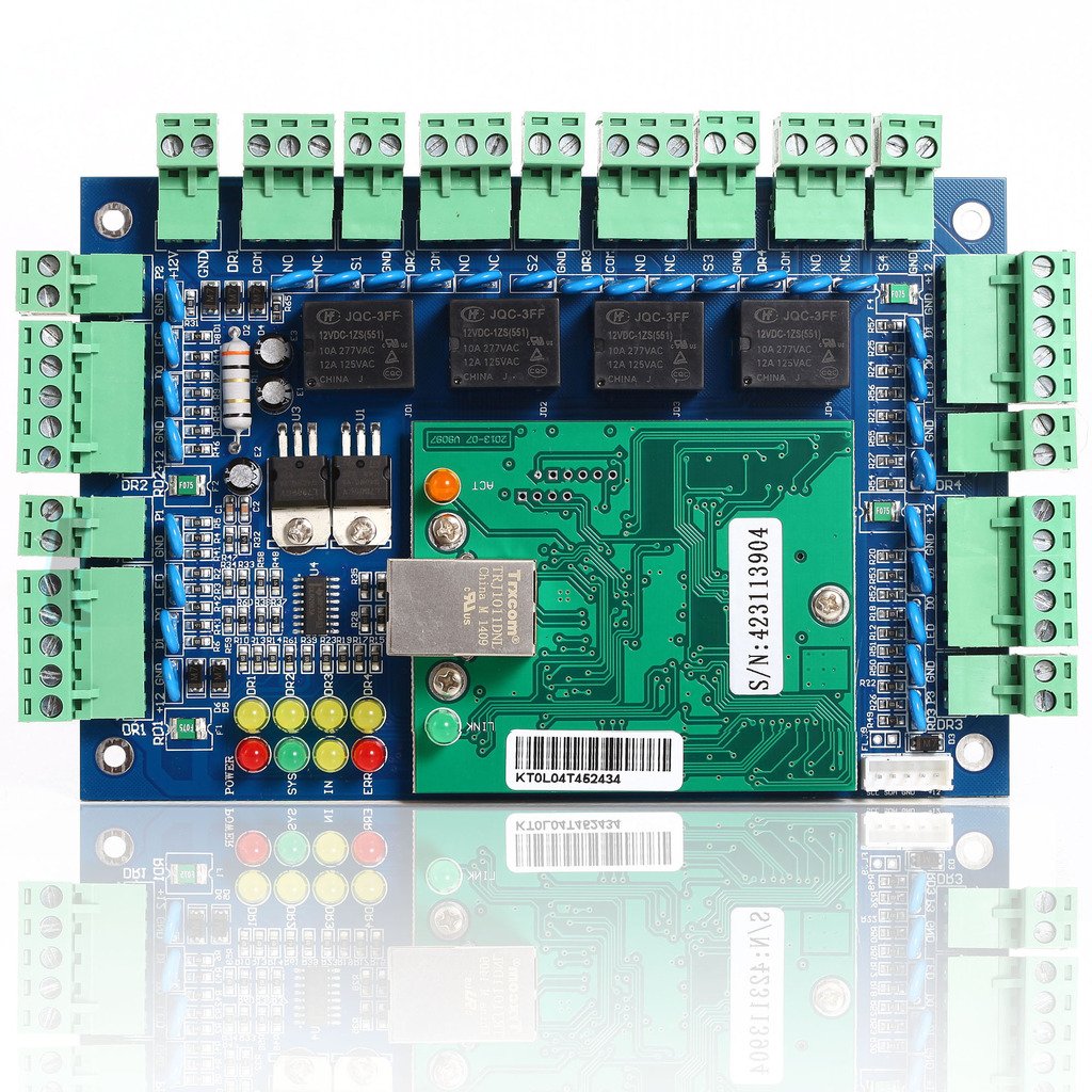 UHPPOTE 4 Türen 4 Readers Professional TCP/IP Network Access Control Controller Board 4, Tür, 4, Tür